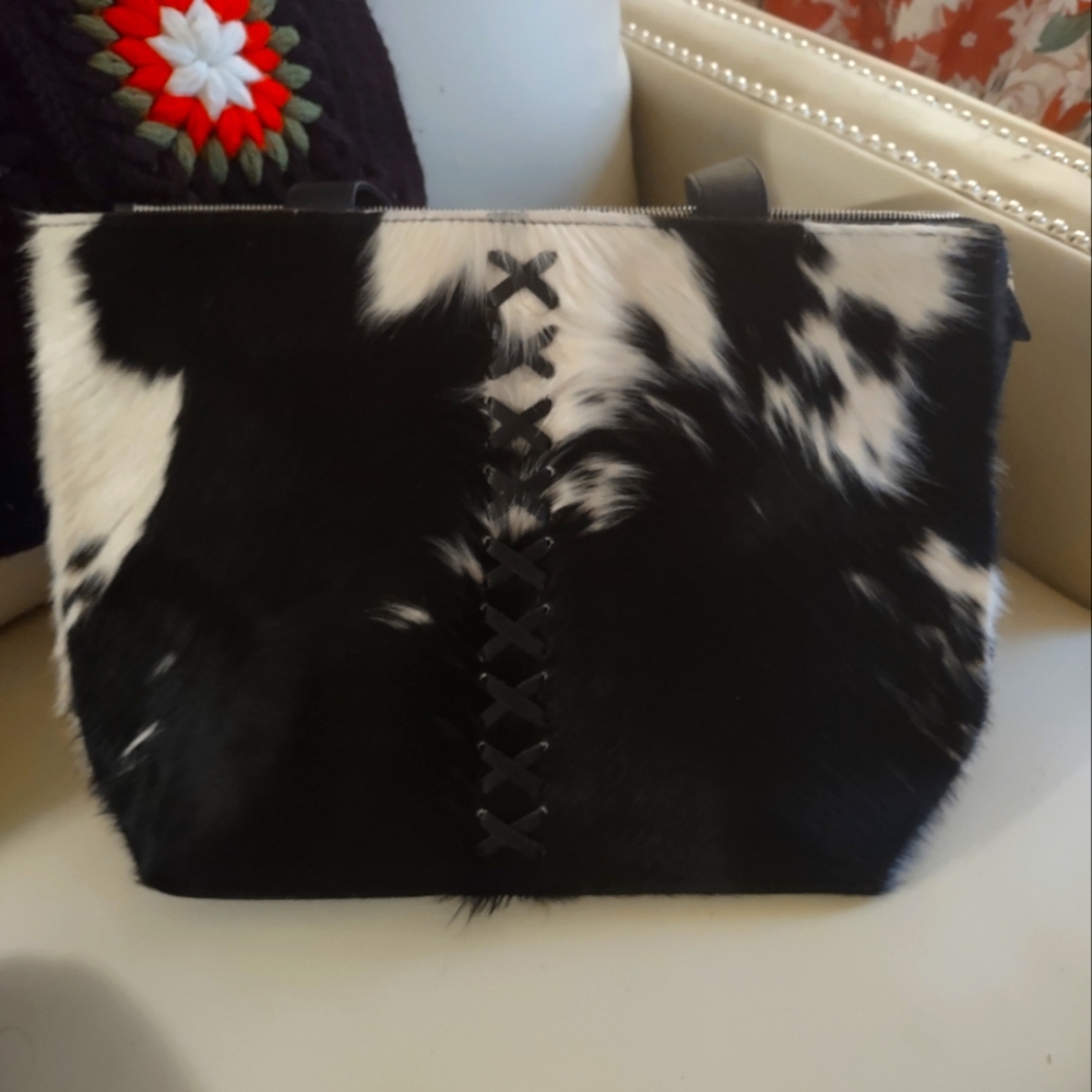 Women's Leather Cowhide tote